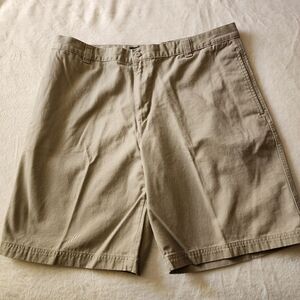 Faded Glory Men's Khaki Flat Front Size 38 Shorts